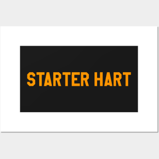 starter hart - orange Posters and Art